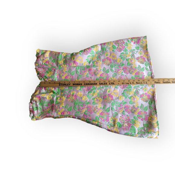 MAJORELLE Floral Prom Dress - Pink, Yellow, Green - Picture 11 of 11